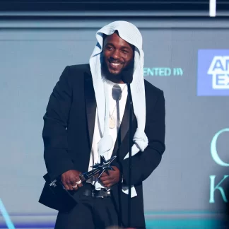 Kendrick Lamar at the BET Awards 2025